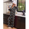 Ekouaer Womens Pajama Sets 2 Piece Lounge Sets Button Down Long Sleeve Pjs(Halloween 2)