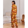 Ekouaer Womens Pajama Sets 2 Piece Lounge Sets Button Down Long Sleeve Pjs(Halloween)