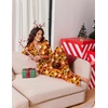Ekouaer Womens Pajama Sets 2 Piece Lounge Sets Button Down Long Sleeve Pjs(Halloween)