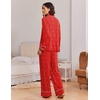 Ekouaer Womens Pajama Sets 2 Piece Lounge Sets Button Down Long Sleeve Pjs(Polka Dots)