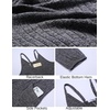 Jumpsuits for Women Summer V Neck Casual Overall Sleeveless with Pockets(Dark Grey)