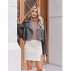 Ekouaer Women’s Turtleneck Sweater Long Sleeve 2026 Fall Winter Knitted Top(Khaki)