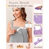 Ekouaer Towel Robe for Women Short Spa Bath Wrap Towel Wrap Shower Robe(Grey)
