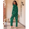 Ekouaer Women’s 2 Pack Pajama Sets Long Sleeve Lounge Set Soft Comfy Pjs(A-christmas Red/Xmas Green)