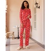 Ekouaer Women’s 2 Pack Pajama Sets Long Sleeve Lounge Set Soft Comfy Pjs(A-christmas Red/Xmas Green)