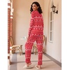 Ekouaer Women’s 2 Pack Pajama Sets Long Sleeve Lounge Set Soft Comfy Pjs(A-christmas Snowman/Christmas Snowflakes)