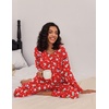 Ekouaer Women’s 2 Pack Pajama Sets Long Sleeve Lounge Set Soft Comfy Pjs(A-christmas Snowman/Christmas Snowflakes)