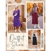 Ekouaer 3 Pack Long Sleeve Full Length Chest Pocket Nightgowns for Women(Black&deep Gray&leopard)