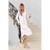 Ekouaer Cotton Nightgowns for Women Long Sleeve Soft Nightgown Sleepshirt(Bowknot Hydrangea)