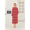 Ekouaer Women’s Cotton Nightgown Long Sleeve Sleepshirt Long Sleep Dress(Christmas Red)