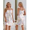 Ekouaer Womens Nursing Dress Summer Breastfeeding Maternity Clothes(Green White Foral)