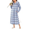 Light Blue and Brown Plaid