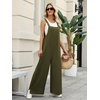Ekouaer Overalls for Women Loose Fit Jumpsuits 2026 Fall Outfits(Army Green)