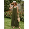 Ekouaer Overalls for Women Loose Fit Jumpsuits 2026 Fall Outfits(Army Green)