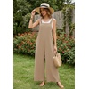 Ekouaer Overalls for Women Loose Fit Jumpsuits 2026 Fall Outfits(Khaki)