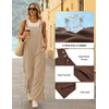 Ekouaer Overalls for Women Loose Fit Jumpsuits 2026 Fall Outfits(Khaki)