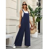 Ekouaer Overalls for Women Loose Fit Jumpsuits 2026 Fall Outfits(Navy Blue)