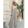 Ekouaer Overalls for Women Loose Fit Jumpsuits 2026 Fall Outfits(White Floral)