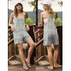 Ekouaer Rompers for Women Summer Casual Boho Short Jumpsuits Beach Outfits(White Daisy Floral)