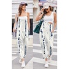 Ekouaer Womens Jumpsuit Sleeveless Casual Summer Overalls Jumpers Rompers(Begie Blue Tie-dye)