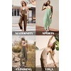Ekouaer Womens Jumpsuit Sleeveless Casual Summer Overalls Jumpers Rompers(Coffeebrown)