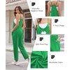 Ekouaer Womens Jumpsuit Sleeveless Casual Summer Overalls Jumpers Rompers(Festival St Patrick’s Day)