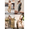 Ekouaer Womens Jumpsuit Sleeveless Casual Summer Overalls Jumpers Rompers(Khaki)