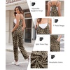 Ekouaer Womens Jumpsuit Sleeveless Casual Summer Overalls Jumpers Rompers(Leopard)