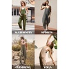Ekouaer Womens Jumpsuit Sleeveless Casual Summer Overalls Jumpers Rompers(Rust)