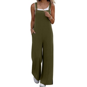 Ekouaer Overalls for Women Loose Fit Jumpsuits 2026 Fall Outfits(Army Green)