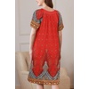Ekouaer Women’s Zipper Front Mumu Duster Robes with Pockets Soft Housecoat(Feather Red)