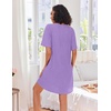 Ekouaer Zip Up Robes for Women Short Knit Bathrobe with Pockets(Lilac)