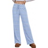 Blue and White Stripe