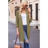Ekouaer Robes for Women Waffle Knit Bathrobe Soft Lightweight Loungewear(Army Green)