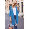 Ekouaer Robes for Women Waffle Knit Bathrobe Soft Lightweight Loungewear(Blue)