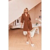 Ekouaer Robes for Women Waffle Knit Bathrobe Soft Lightweight Loungewear(Caramel Colour)