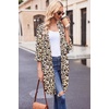 Ekouaer Robes for Women Waffle Knit Bathrobe Soft Lightweight Loungewear(Leopard)