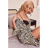 Ekouaer Robes for Women Waffle Knit Bathrobe Soft Lightweight Loungewear(Leopard)