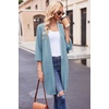 Ekouaer Robes for Women Waffle Knit Bathrobe Soft Lightweight Loungewear(Light Blue)