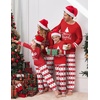 Ekouaer Family Christmas Pajamas Matching Sets Cute Long Sleeve Couple Pjs(Red-christmas Tree)