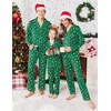 Ekouaer Family Christmas Pajamas Matching Xmas Tree and Fun Deer Pjs for Holiday Festival(Men/Women/Green,M)