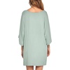 Ekouaer Nightgowns for Women Deep V Neck Sleep Shirt Oversized Night Shirt(Light Green)