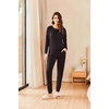 Ekouaer Womens Pajama Sets Long Sleeve Pjs Lounge Sets Joggers with Pockets(Polka Dots 1)