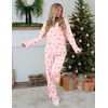 Ekouaer Womens Pajamas Set Button Up Pjs Sleepwear Lounge Sets(Bow Tie)