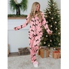 Ekouaer Womens Pajamas Set Button Up Pjs Sleepwear Lounge Sets(Cat)