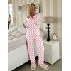 Ekouaer Womens Pajamas Set Button Up Pjs Sleepwear Lounge Sets(Small Flowers)