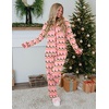 Ekouaer Womens Pajamas Set Button Up Pjs Sleepwear Lounge Sets(Smiling Face)