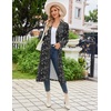 Ekouaer Womens Robe Long Kimono Bathrobe Lightweight Sleepwear with Pockets(Black Stars Moon)