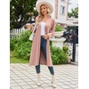 Ekouaer Womens Robe Long Kimono Bathrobe Lightweight Sleepwear with Pockets(Pink)