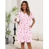 Ekouaer Zipper Robes for Women Short Knit Lightweight Bathrobe with Pockets(Cherry)